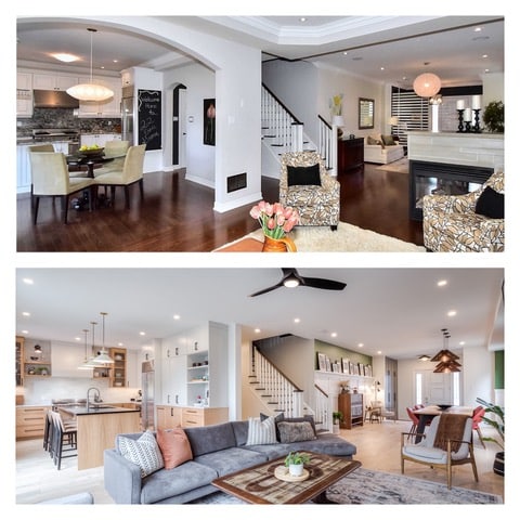 Before and After Residential Interior Design